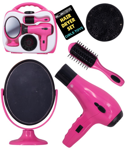 Kids hairstyler set with hair - set,