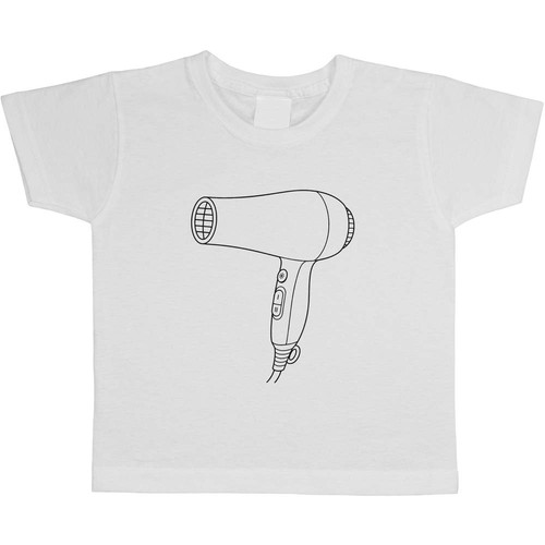 Hair dryer outline kids - dryer,