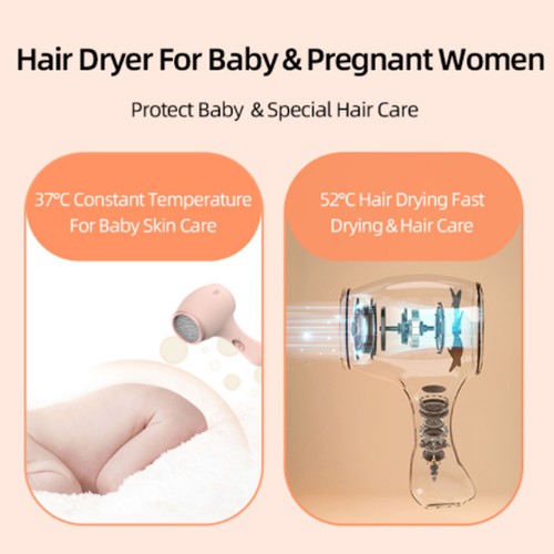 Kids hair dryer speeds - 3, wind