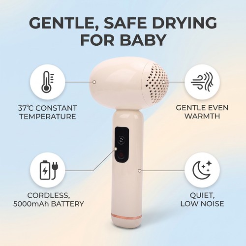Baby hair dryer - dryer, low