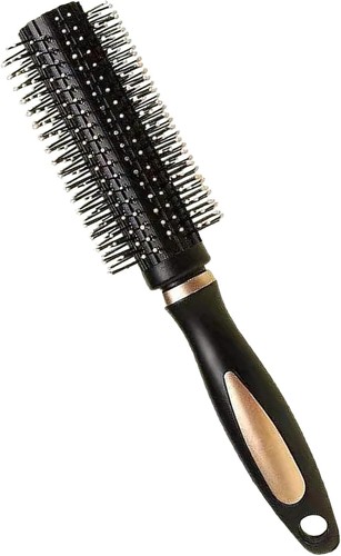 Round hair curling brush - round,
