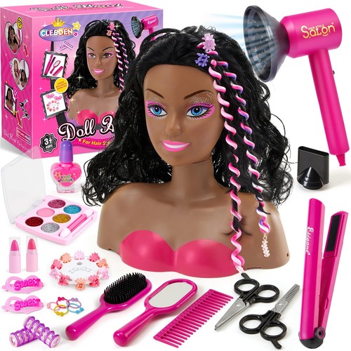 Hair styling doll head - hair,