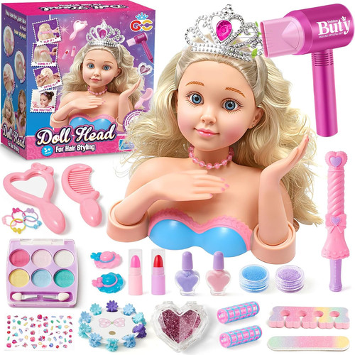 Styling head doll for kids - for,