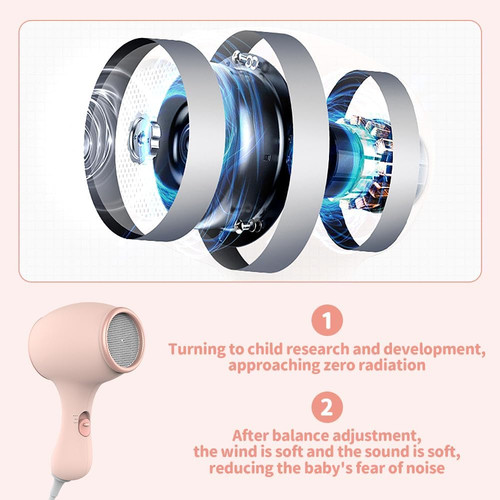Kids hair dryer 550w travel - kids,