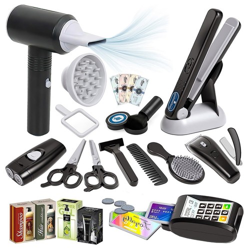 Barber hairdressing salon set - salon,